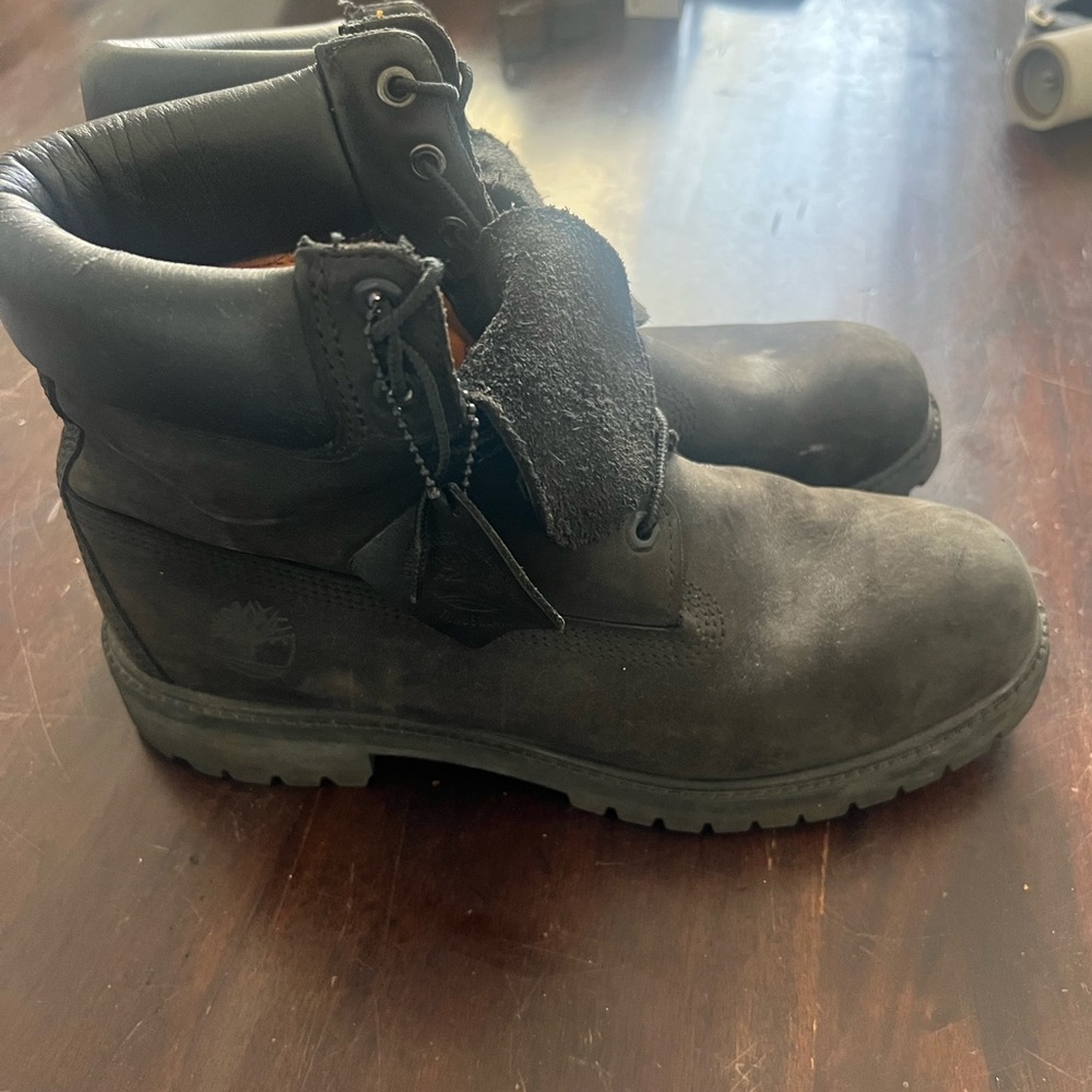 Timberland Men's black suede boots